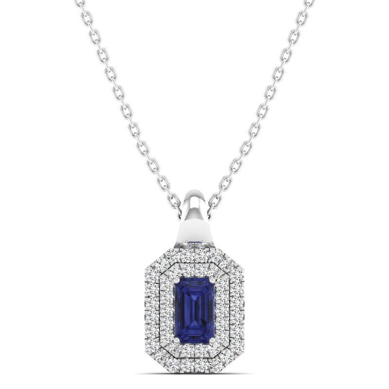 14K White Gold - Tanzanite