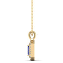 14K Yellow Gold - Tanzanite