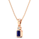 14K Rose Gold - Sapphire