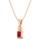 14K Rose Gold - Ruby