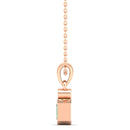 14K Rose Gold - Emerald