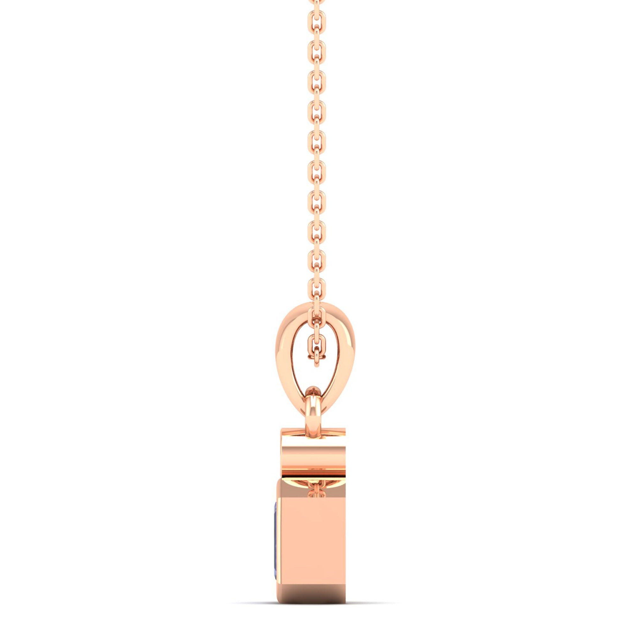 14K Rose Gold - Tanzanite