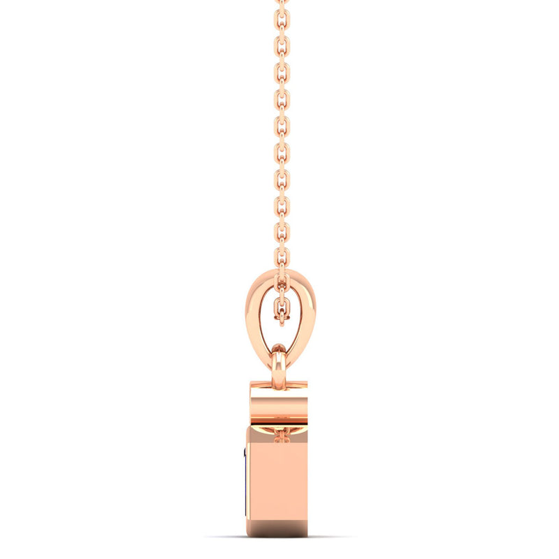 14K Rose Gold - Sapphire