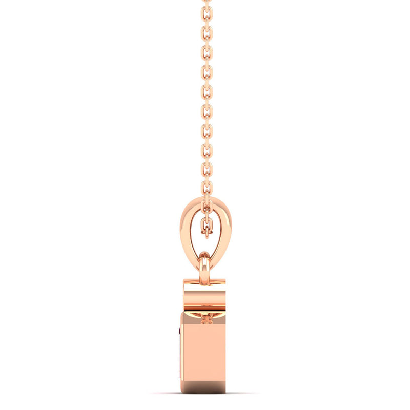 14K Rose Gold - Ruby