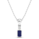 14K White Gold - Tanzanite