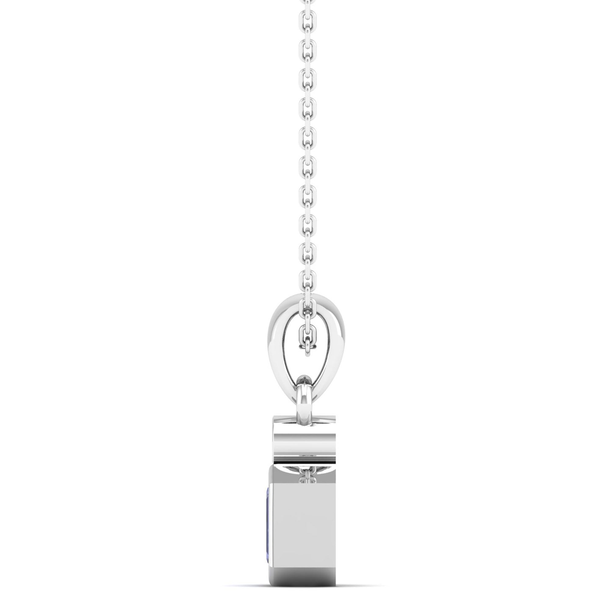 14K White Gold - Tanzanite
