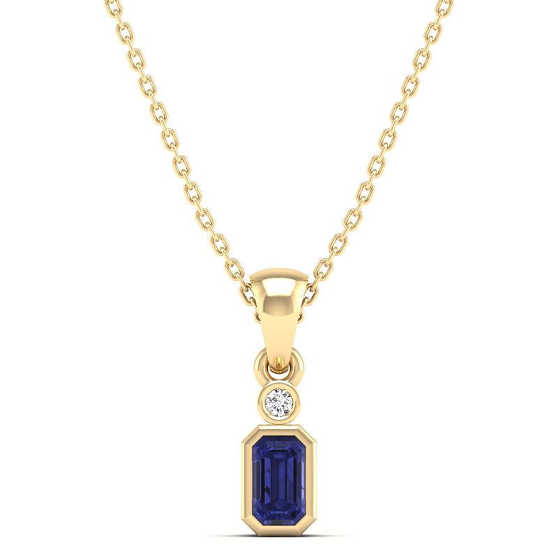 14K Yellow Gold - Tanzanite
