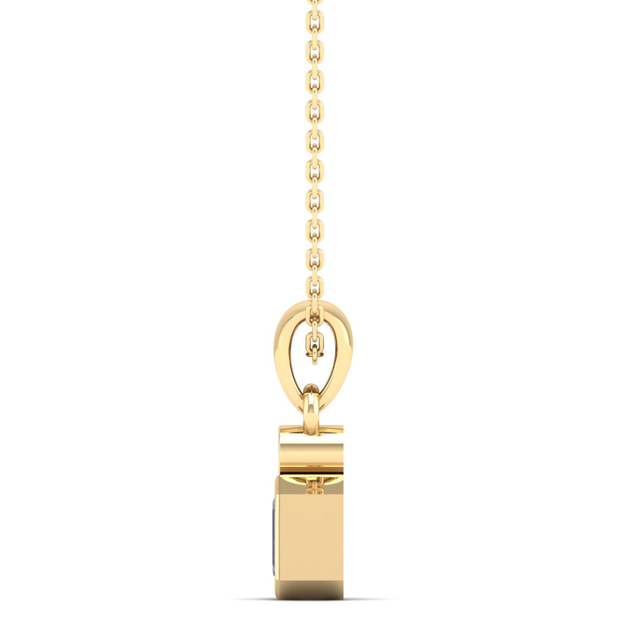 14K Yellow Gold - Tanzanite
