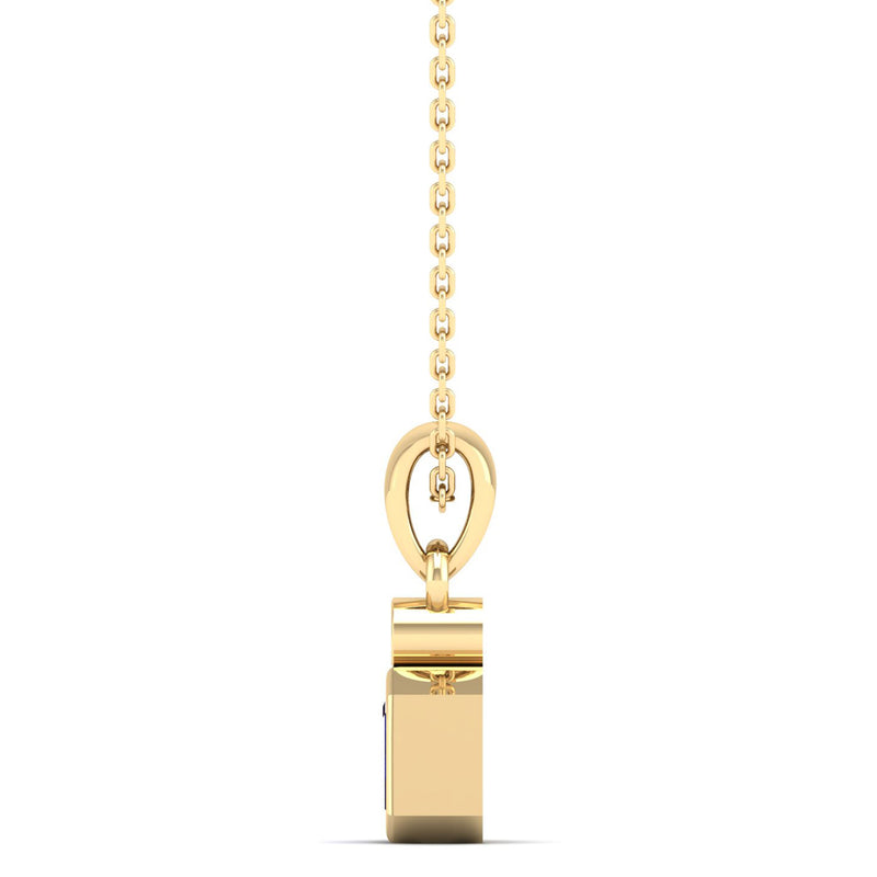 14K Yellow Gold - Sapphire