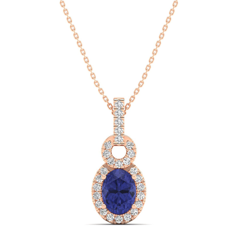 14K Rose Gold - Tanzanite