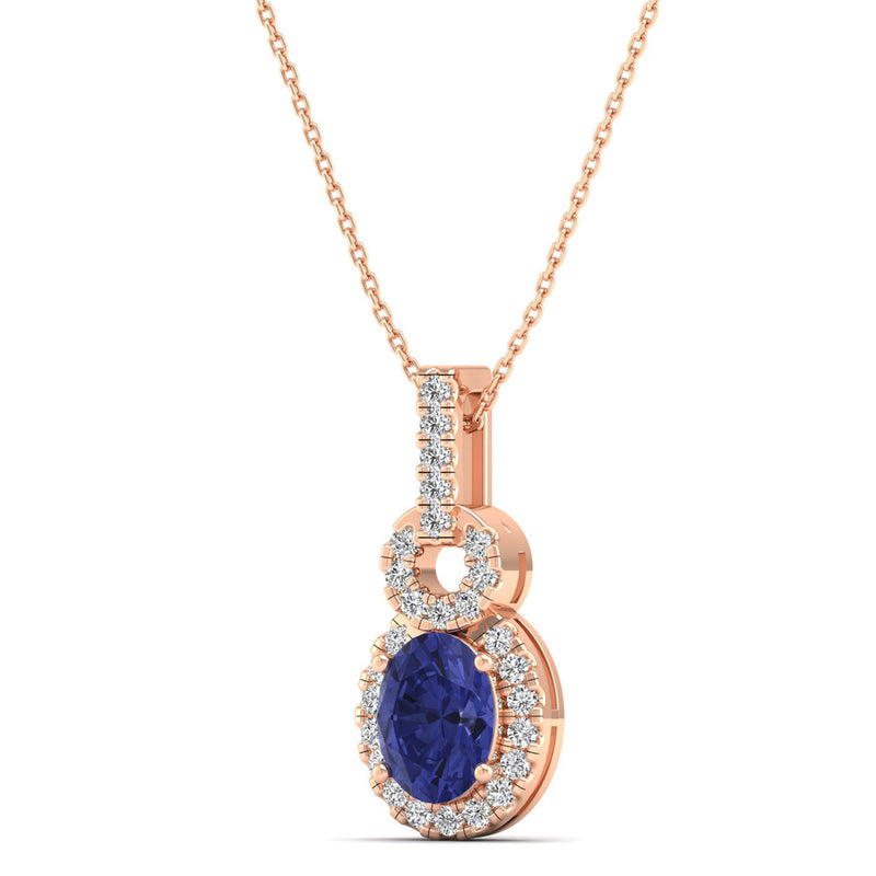 14K Rose Gold - Tanzanite