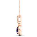 14K Rose Gold - Sapphire