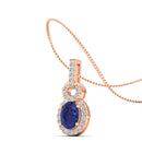 14K Rose Gold - Tanzanite