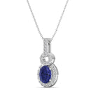 14K White Gold - Tanzanite