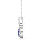 14K White Gold - Tanzanite