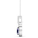 14K White Gold - Sapphire