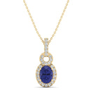 14K Yellow Gold - Tanzanite