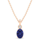 14K Rose Gold - Tanzanite