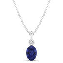 14K White Gold - Tanzanite