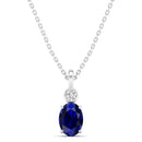 14K White Gold - Sapphire