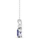 14K White Gold - Tanzanite