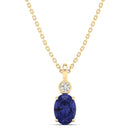 14K Yellow Gold - Tanzanite