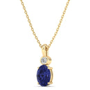 14K Yellow Gold - Tanzanite