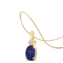 14K Yellow Gold - Tanzanite
