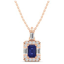 14K Rose Gold - Tanzanite