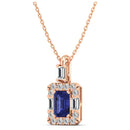 14K Rose Gold - Tanzanite