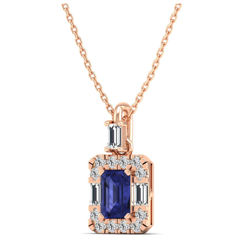 14K Rose Gold - Tanzanite