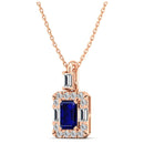 14K Rose Gold - Sapphire