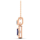 14K Rose Gold - Tanzanite