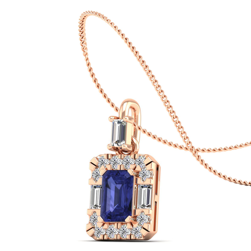 14K Rose Gold - Tanzanite