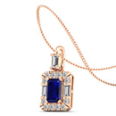 14K Rose Gold - Sapphire