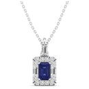 14K White Gold - Tanzanite