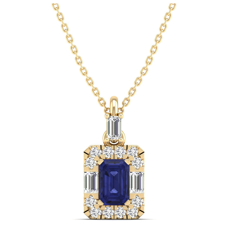 14K Yellow Gold - Tanzanite