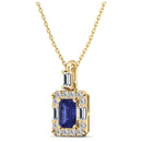 14K Yellow Gold - Tanzanite