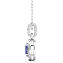 14K White Gold - Tanzanite