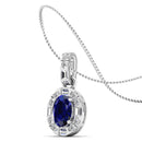 14K White Gold - Sapphire