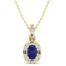 14K Yellow Gold - Tanzanite