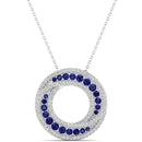 14K White Gold - Sapphire