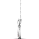 14K White Gold - Ruby
