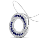 14K White Gold - Sapphire