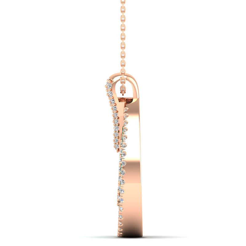 14K Rose Gold - Emerald