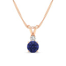 14K Rose Gold - Tanzanite