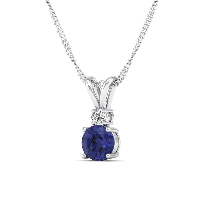 14K White Gold - Tanzanite
