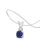 14K White Gold - Tanzanite