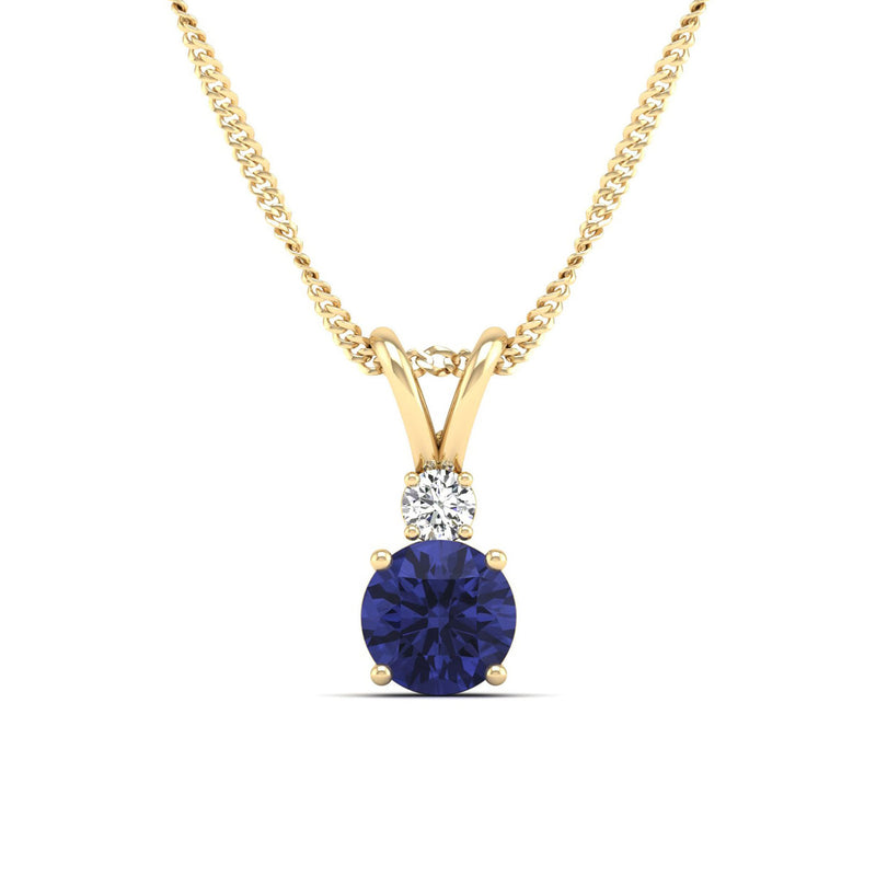 14K Yellow Gold - Tanzanite