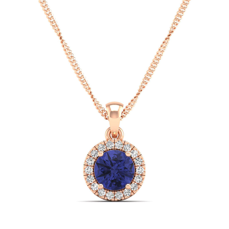 14K Rose Gold - Tanzanite